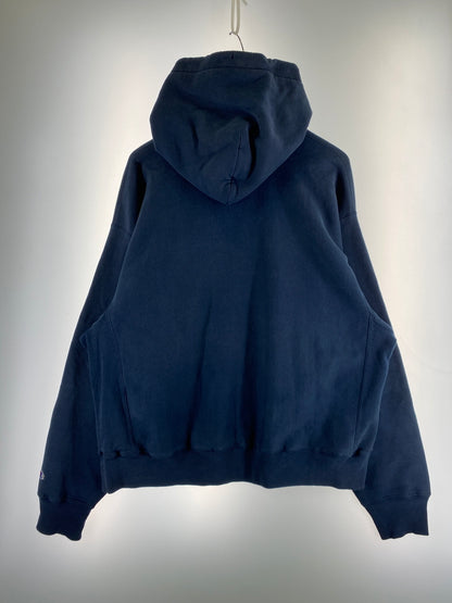 【現状渡し品】【メンズ】 CHAMPION チャンピオン 00S KIRKWOOD REVERSE WEAVE SWEATSHIRT 00年代 カークウッド リバースウィーブ スウェットシャツ メンズ トップス パーカー フーディー 146-260612-em-26-min サイズ：XL カラー：ネイビー 万代Net店