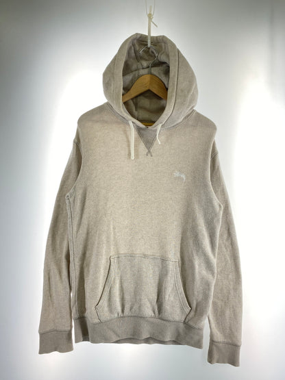 【現状渡し品】【メンズ】 STUSSY ステューシー 前V LOGO HOODIE プルオーバーパーカー 142-260604-AS-19-min サイズ：S カラー：ベージュ 万代Net店