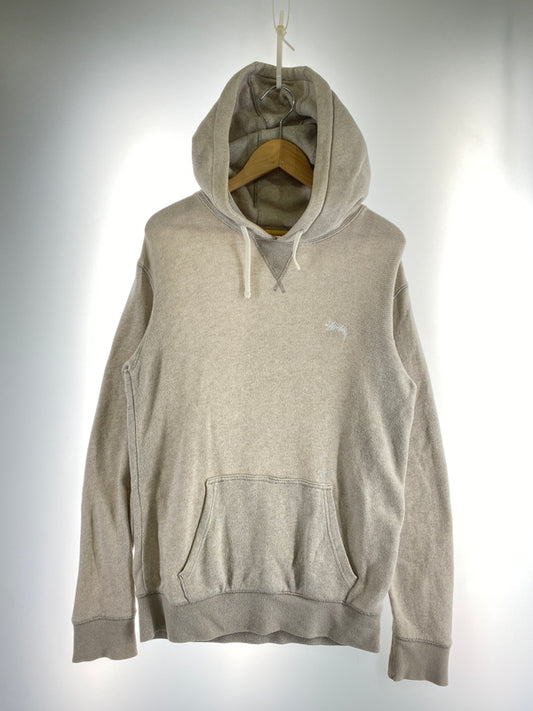 【現状渡し品】【メンズ】 STUSSY ステューシー 前V LOGO HOODIE プルオーバーパーカー 142-260604-AS-19-min サイズ：S カラー：ベージュ 万代Net店