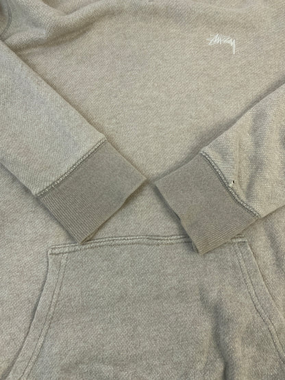 【現状渡し品】【メンズ】 STUSSY ステューシー 前V LOGO HOODIE プルオーバーパーカー 142-260604-AS-19-min サイズ：S カラー：ベージュ 万代Net店