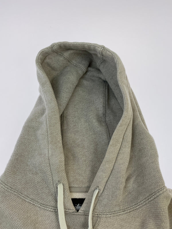 【現状渡し品】【メンズ】 STUSSY ステューシー 前V LOGO HOODIE プルオーバーパーカー 142-260604-AS-19-min サイズ：S カラー：ベージュ 万代Net店