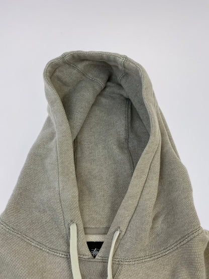 【現状渡し品】【メンズ】 STUSSY ステューシー 前V LOGO HOODIE プルオーバーパーカー 142-260604-AS-19-min サイズ：S カラー：ベージュ 万代Net店