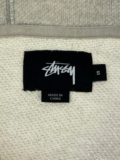 【現状渡し品】【メンズ】 STUSSY ステューシー 前V LOGO HOODIE プルオーバーパーカー 142-260604-AS-19-min サイズ：S カラー：ベージュ 万代Net店