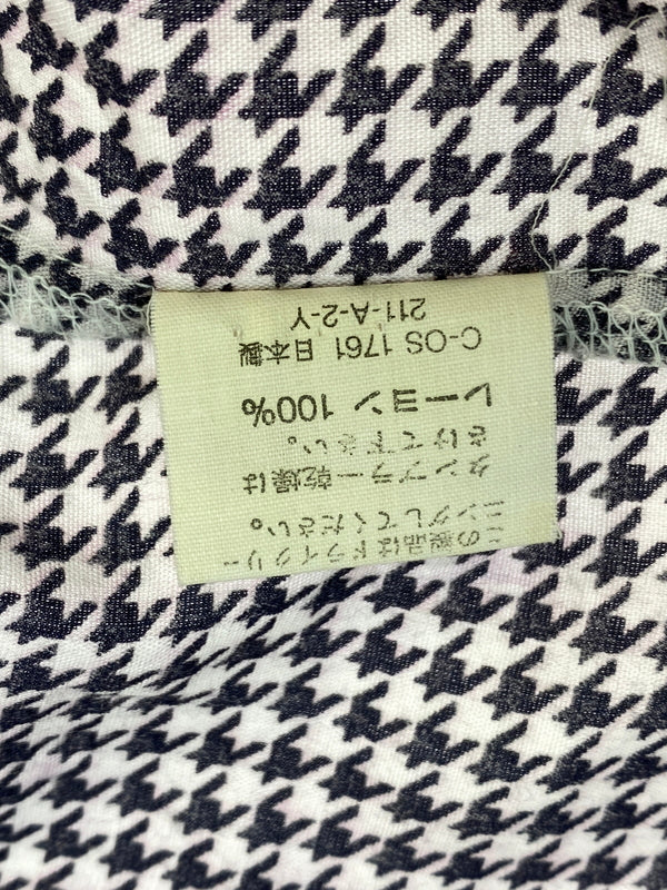 【中古品】【メンズ】 USED RAYON SHIRT レーヨンシャツ ロングスリーブ 長袖シャツ 146-260604-AS-21-min サイズ：下記参照 カラー：ブルー/ホワイト/千鳥 万代Net店