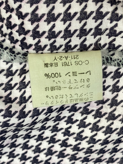 【中古品】【メンズ】 USED RAYON SHIRT レーヨンシャツ ロングスリーブ 長袖シャツ 146-260604-AS-21-min サイズ：下記参照 カラー：ブルー/ホワイト/千鳥 万代Net店