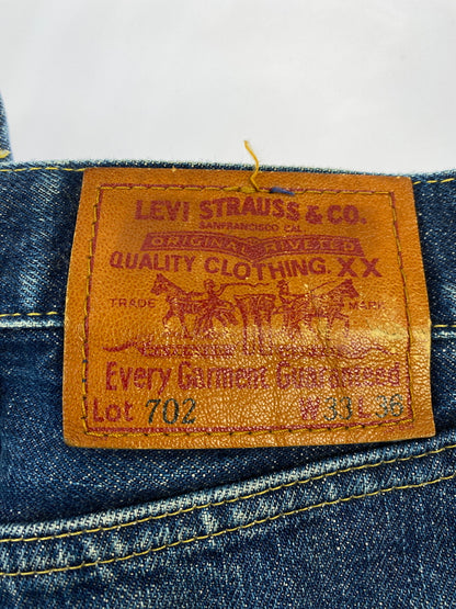 【中古品】【メンズ】 LEVI'S リーバイス 702-XX DENIM PANT デニムパンツ ジーパン メンズ ジーンズ 157-260612-em-32-min サイズ：W33×L36 カラー：インディゴブルー 万代Net店