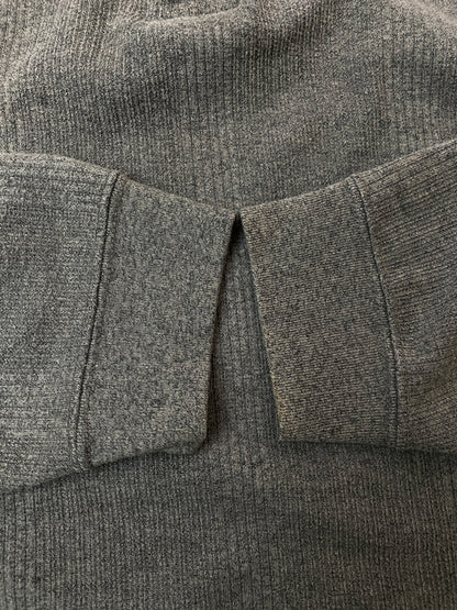 【中古品】【メンズ】 KNIGHTSBRIDGE ナイツブリッジ LS KNIT POLO 長袖 ニット ポロ メンズ ポロシャツ トップス 146-260717-em-44-min サイズ：Ｌ カラー：チャコール 万代Net店