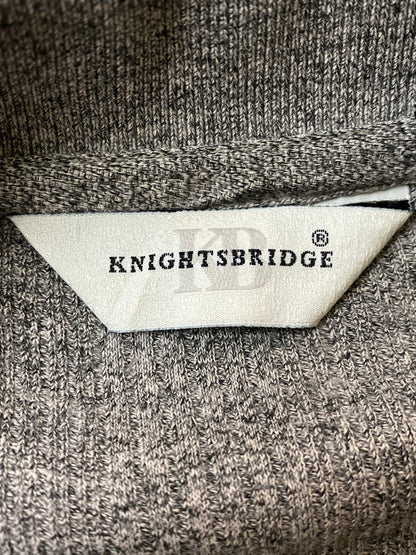 【中古品】【メンズ】 KNIGHTSBRIDGE ナイツブリッジ LS KNIT POLO 長袖 ニット ポロ メンズ ポロシャツ トップス 146-260717-em-45-min サイズ：Ｌ カラー：グレー 万代Net店