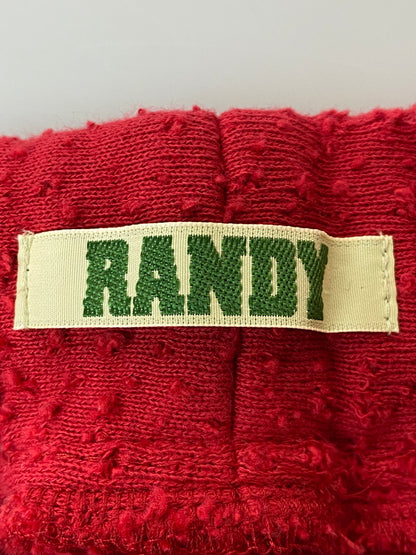 【中古品】【メンズ】 RANDY ランディ 24AW MUSCLE PANTS AW24-RPT04 マッスルパンツ ボトムス 151-260602-yn-23-min サイズ：2 カラー：レッド 万代Net店