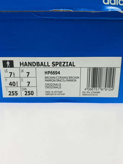 【中古品】【メンズ/レディース】 ADIDASS アディダス × SHUKYU シュウキュウ ×E-WAX HP6694 HANDBALL SPEZIAL 靴 シューズ スニーカー 161-260531-AS-71-min サイズ：25.5cm カラー：ブラウン 万代Net店