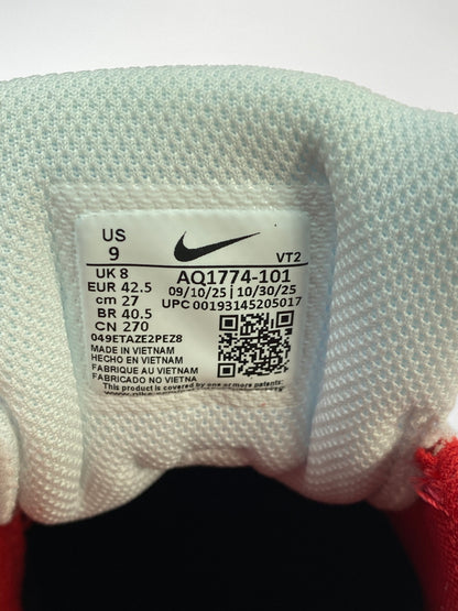【中古美品】【メンズ】 NIKE ナイキ AQ1774-101 EBERNON LOW PRM 靴 シューズ スニーカー 160-260531-AS-63-min サイズ：27cm カラー：WHITE/UNIVERSITY RED-BLACK 万代Net店