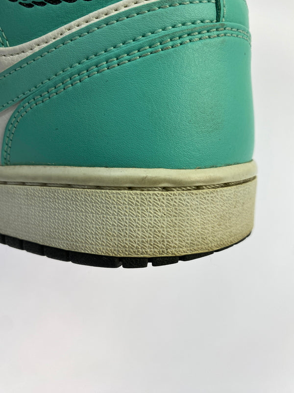 【中古品】【メンズ】 NIKE ナイキ 554724-132 AIR JORDAN 1 MID 靴 シューズ スニーカー 160-260531-AS-67-min サイズ：27cm カラー：ミントグリーン/ホワイト/ブラック 万代Net店