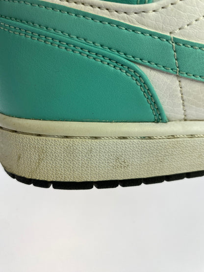 【中古品】【メンズ】 NIKE ナイキ 554724-132 AIR JORDAN 1 MID 靴 シューズ スニーカー 160-260531-AS-67-min サイズ：27cm カラー：ミントグリーン/ホワイト/ブラック 万代Net店
