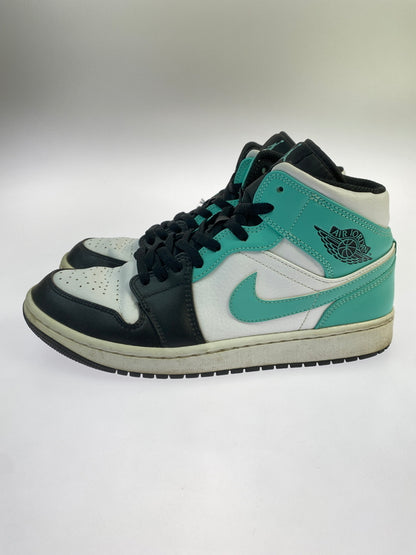 【中古品】【メンズ】 NIKE ナイキ 554724-132 AIR JORDAN 1 MID 靴 シューズ スニーカー 160-260531-AS-67-min サイズ：27cm カラー：ミントグリーン/ホワイト/ブラック 万代Net店