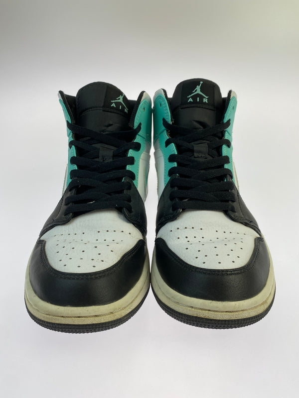 【中古品】【メンズ】 NIKE ナイキ 554724-132 AIR JORDAN 1 MID 靴 シューズ スニーカー 160-260531-AS-67-min サイズ：27cm カラー：ミントグリーン/ホワイト/ブラック 万代Net店