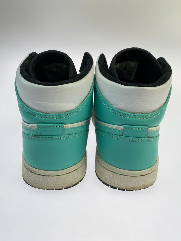 【中古品】【メンズ】 NIKE ナイキ 554724-132 AIR JORDAN 1 MID 靴 シューズ スニーカー 160-260531-AS-67-min サイズ：27cm カラー：ミントグリーン/ホワイト/ブラック 万代Net店