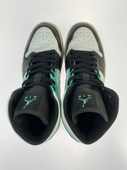 【中古品】【メンズ】 NIKE ナイキ 554724-132 AIR JORDAN 1 MID 靴 シューズ スニーカー 160-260531-AS-67-min サイズ：27cm カラー：ミントグリーン/ホワイト/ブラック 万代Net店