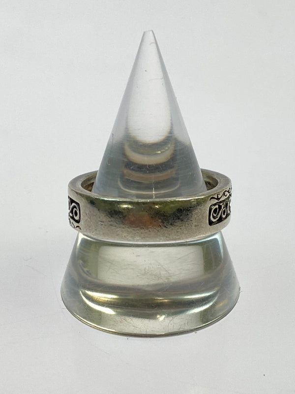 【中古品】【メンズ】 SAAD サード 925 唐草 太陽神 アラベスク リング 指輪 アクセサリー シルバー 191-260603-em-24-min カラー：シルバー 19号 万代Net店