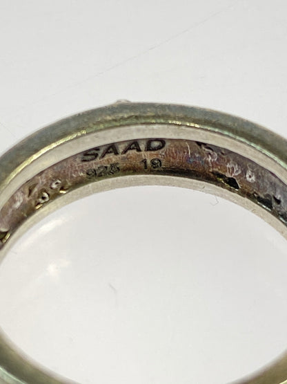 【中古品】【メンズ】 SAAD サード 925 唐草 太陽神 アラベスク リング 指輪 アクセサリー シルバー 191-260603-em-24-min カラー：シルバー 19号 万代Net店