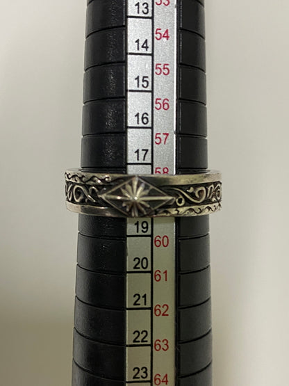 【中古品】【メンズ】 SAAD サード 925 唐草 太陽神 アラベスク リング 指輪 アクセサリー シルバー 191-260603-em-24-min カラー：シルバー 19号 万代Net店