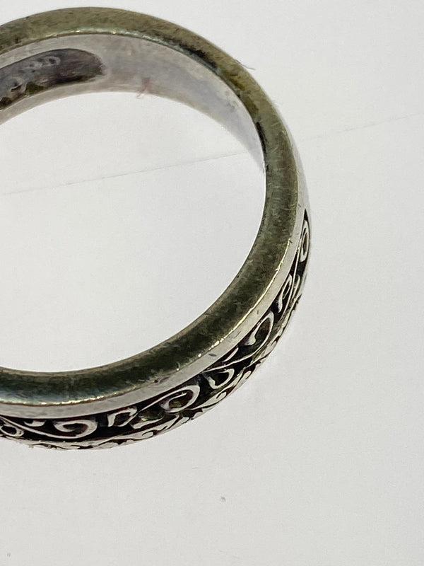 【中古品】【メンズ】 SAAD サード 925 唐草 太陽神 アラベスク リング 指輪 アクセサリー シルバー 191-260603-em-24-min カラー：シルバー 19号 万代Net店