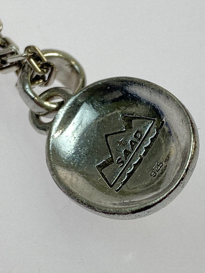 【中古品】【メンズ】 SAAD サード 925 色石付ネックレス アクセサリー 191-260531-AS-82-min カラー：シルバー 万代Net店