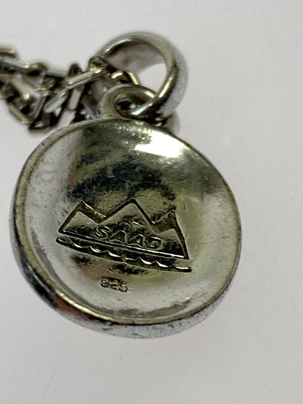 【中古品】【メンズ】 SAAD サード 925 色石付ネックレス アクセサリー 191-260531-AS-82-min カラー：シルバー 万代Net店