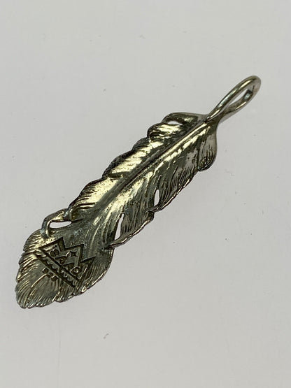 【中古品】【メンズ】 SAAD サード 925 太陽神 フェザー ペンダントトップのみ 191-260531-AS-81-min カラー：シルバー 万代Net店