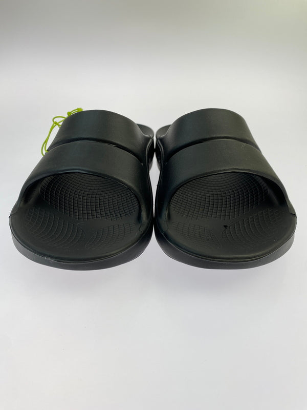 【中古美品】【メンズ】 OOFOS OOAHH ウーフォスウーアー RECOVERY SANDAL 靴 シューズ サンダル 164-260531-AS-74-min サイズ：M8W10 カラー：ブラック 万代Net店