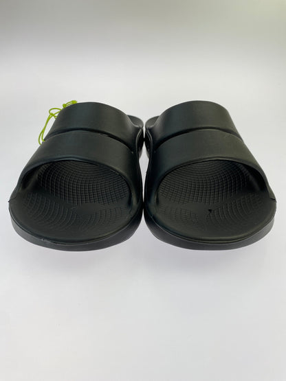 【中古美品】【メンズ】 OOFOS OOAHH ウーフォスウーアー RECOVERY SANDAL 靴 シューズ サンダル 164-260531-AS-74-min サイズ：M8W10 カラー：ブラック 万代Net店