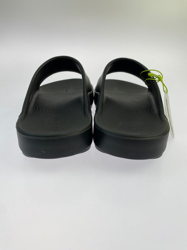 【中古美品】【メンズ】 OOFOS OOAHH ウーフォスウーアー RECOVERY SANDAL 靴 シューズ サンダル 164-260531-AS-74-min サイズ：M8W10 カラー：ブラック 万代Net店