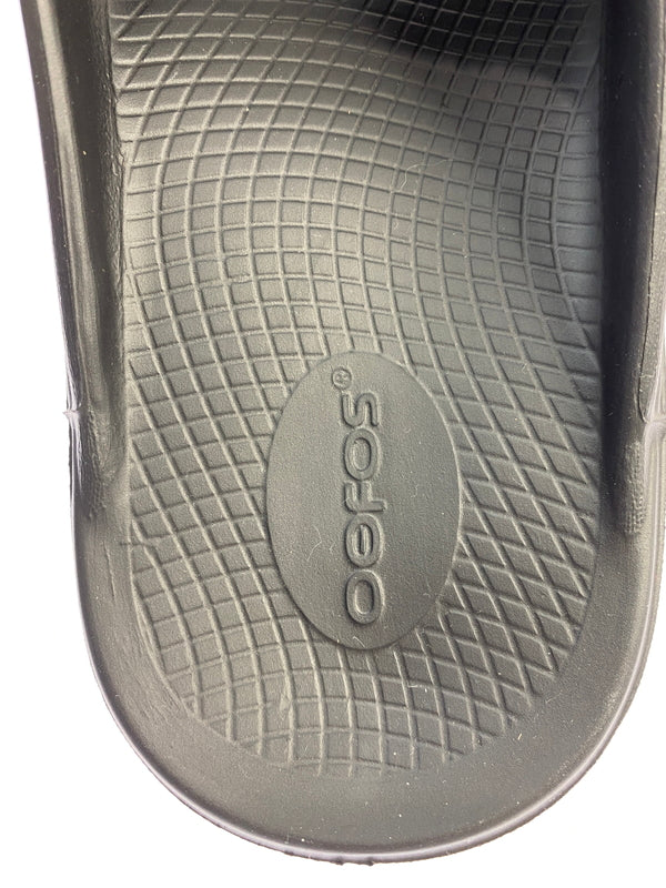 【中古美品】【メンズ】 OOFOS OOAHH ウーフォスウーアー RECOVERY SANDAL 靴 シューズ サンダル 164-260531-AS-74-min サイズ：M8W10 カラー：ブラック 万代Net店