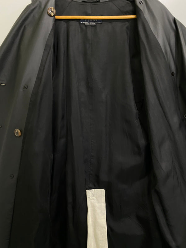 【現状渡し品】【メンズ】 GIORGIO ARMANI CLASSICO ジョルジオアルマーニ クラシコ NYLON TRENCH COAT ナイロン トレンチ コート メンズ アウター 141-260615-em-05-min カラー：ブラック 万代Net店