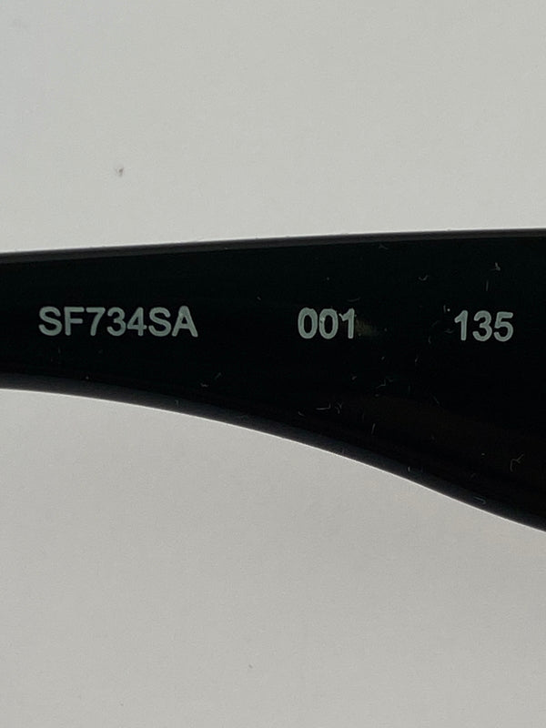 【中古品】【メンズ/レディース】 SALVATORE FERRAGAMO サルヴァトーレフェラガモ SUNGLASSES サングラス メガネ ファッション アクセサリー 203-260603-em-27-min カラー：ブラック/ブラウン 万代Net店