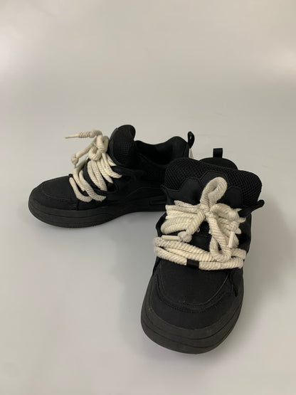 【中古品】【メンズ】 ZARA ザラ スケートロープスニーカー スニーカー メンズ シューズ 靴 163-260603-em-03-min サイズ：28.3cm カラー：ブラック 万代Net店