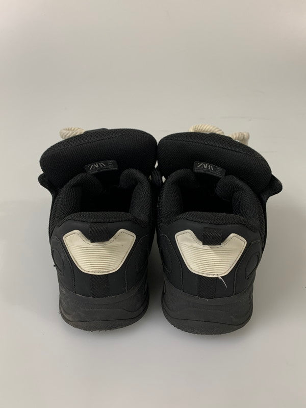 【中古品】【メンズ】 ZARA ザラ スケートロープスニーカー スニーカー メンズ シューズ 靴 163-260603-em-03-min サイズ：28.3cm カラー：ブラック 万代Net店