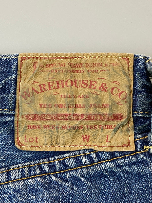 【中古品】【メンズ】 WAREHOUSE ウエアハウス LOT.1101 DENIM PANTS デニムパンツ ボトムス 156-260602-yn-28-min サイズ：36 カラー：インディゴ 万代Net店
