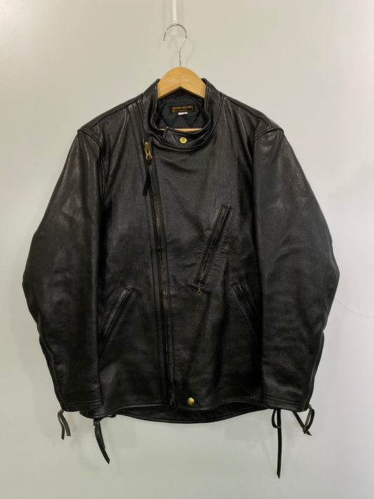【中古品】【メンズ】 WESTRIDE ウエストライド OAK CANYON LEATHER JACKET オークキャニオンレザージャケット アウター 145-260602-yn-08-min サイズ：42 カラー：ブラック 万代Net店