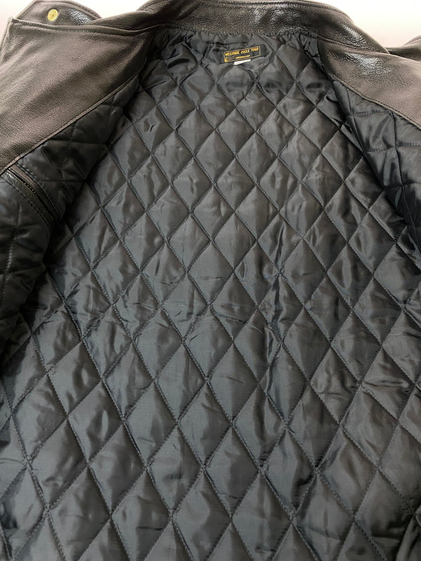 【中古品】【メンズ】 WESTRIDE ウエストライド OAK CANYON LEATHER JACKET オークキャニオンレザージャケット アウター 145-260602-yn-08-min サイズ：42 カラー：ブラック 万代Net店