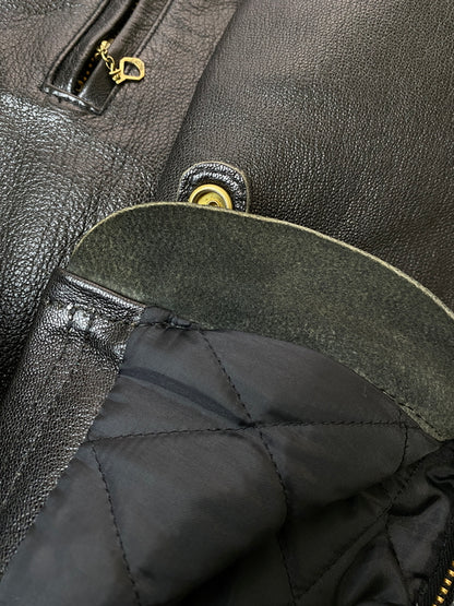 【中古品】【メンズ】 WESTRIDE ウエストライド OAK CANYON LEATHER JACKET オークキャニオンレザージャケット アウター 145-260602-yn-08-min サイズ：42 カラー：ブラック 万代Net店