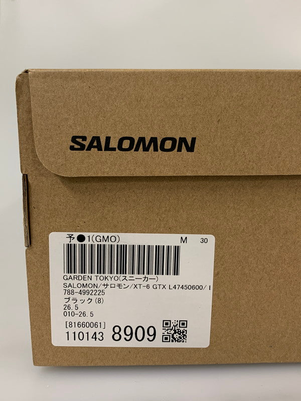 【中古品】【メンズ】 SALOMON サロモン XT-6 GTX 474506 ゴアテックス 162-260603-em-09-min サイズ：26.5cm カラー：ブラック/フットウェアシルバー 万代Net店