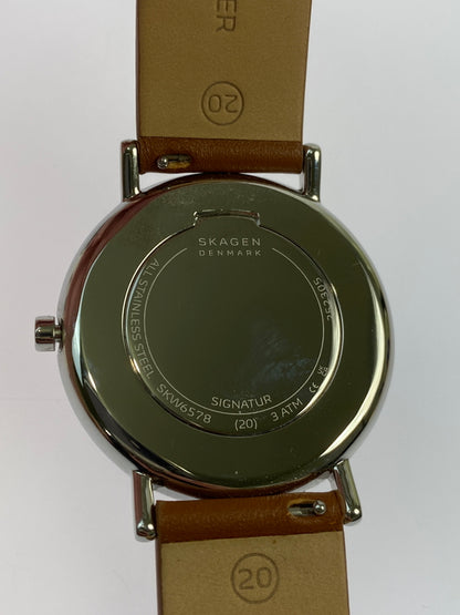 【中古品】【メンズ】 SKAGEN スカーゲン アナログ クオーツ腕時計 SKW6578 SIGNATUR シグネチャー メンズ ウォッチ 197-260603-em-21-min 万代Net店