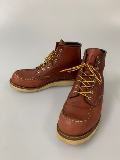 【中古品】【メンズ】 RED WING レッドウィング IRISH SETTER 9106 アイリッシュセッター メンズ ブーツ レザー シューズ 靴 164-260603-em-06-min サイズ：26.5cm カラー：レッドブラウン系 万代Net店