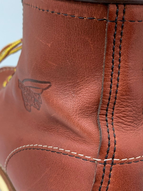 【中古品】【メンズ】 RED WING レッドウィング IRISH SETTER 9106 アイリッシュセッター メンズ ブーツ レザー シューズ 靴 164-260603-em-06-min サイズ：26.5cm カラー：レッドブラウン系 万代Net店