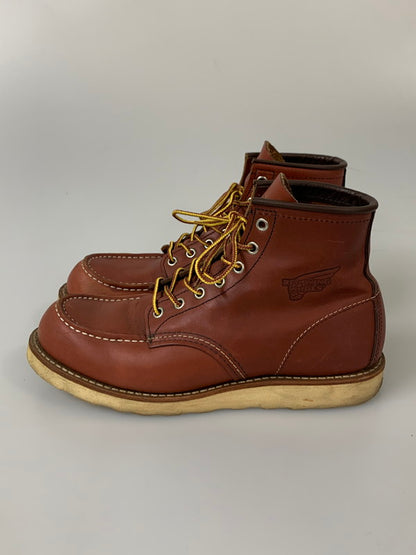 【中古品】【メンズ】 RED WING レッドウィング IRISH SETTER 9106 アイリッシュセッター メンズ ブーツ レザー シューズ 靴 164-260603-em-06-min サイズ：26.5cm カラー：レッドブラウン系 万代Net店