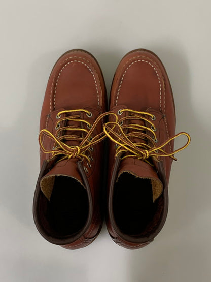 【中古品】【メンズ】 RED WING レッドウィング IRISH SETTER 9106 アイリッシュセッター メンズ ブーツ レザー シューズ 靴 164-260603-em-06-min サイズ：26.5cm カラー：レッドブラウン系 万代Net店