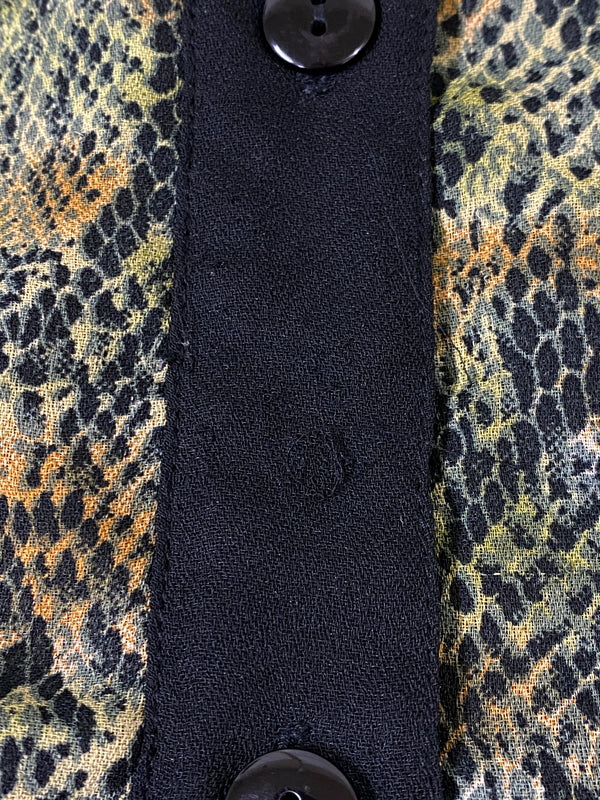 【中古品】【メンズ】 DALIN COLLECTION ダーリン コレクション POLYSTER SHIRT ポリエステル シャツ メンズ トップス 長袖 146-260615-em-02-min サイズ：XL カラー：マルチカラー 万代Net店