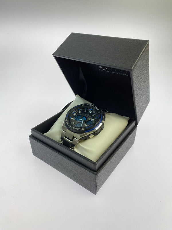 【中古品】【メンズ】 Ｇ-SHOCK ジーショック 電波ソーラー 腕時計 GST-W100D-1A2 メンズ ウォッチ 196-260603-em-17-min 万代Net店