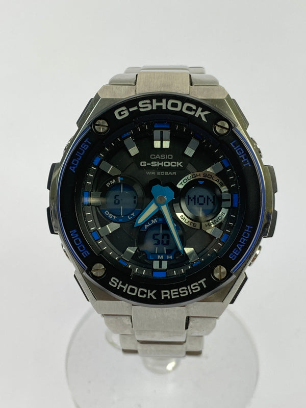 【中古品】【メンズ】 Ｇ-SHOCK ジーショック 電波ソーラー 腕時計 GST-W100D-1A2 メンズ ウォッチ 196-260603-em-17-min 万代Net店