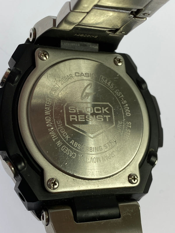 【中古品】【メンズ】 Ｇ-SHOCK ジーショック 電波ソーラー 腕時計 GST-W100D-1A2 メンズ ウォッチ 196-260603-em-17-min 万代Net店